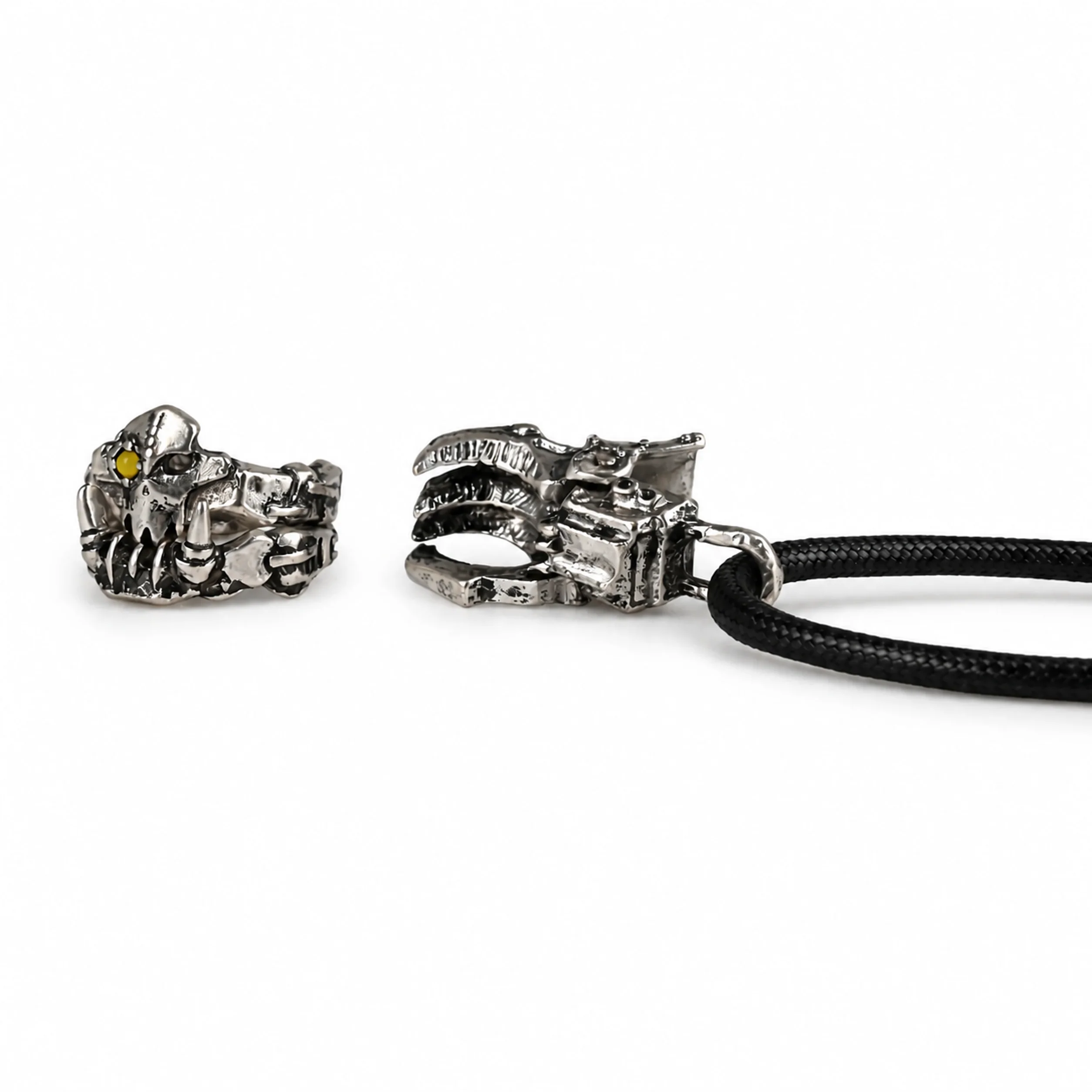 Gork and Mork | 15 cm | Metal | Gaming Pendant | Warhammer 40k thumbnail 4
