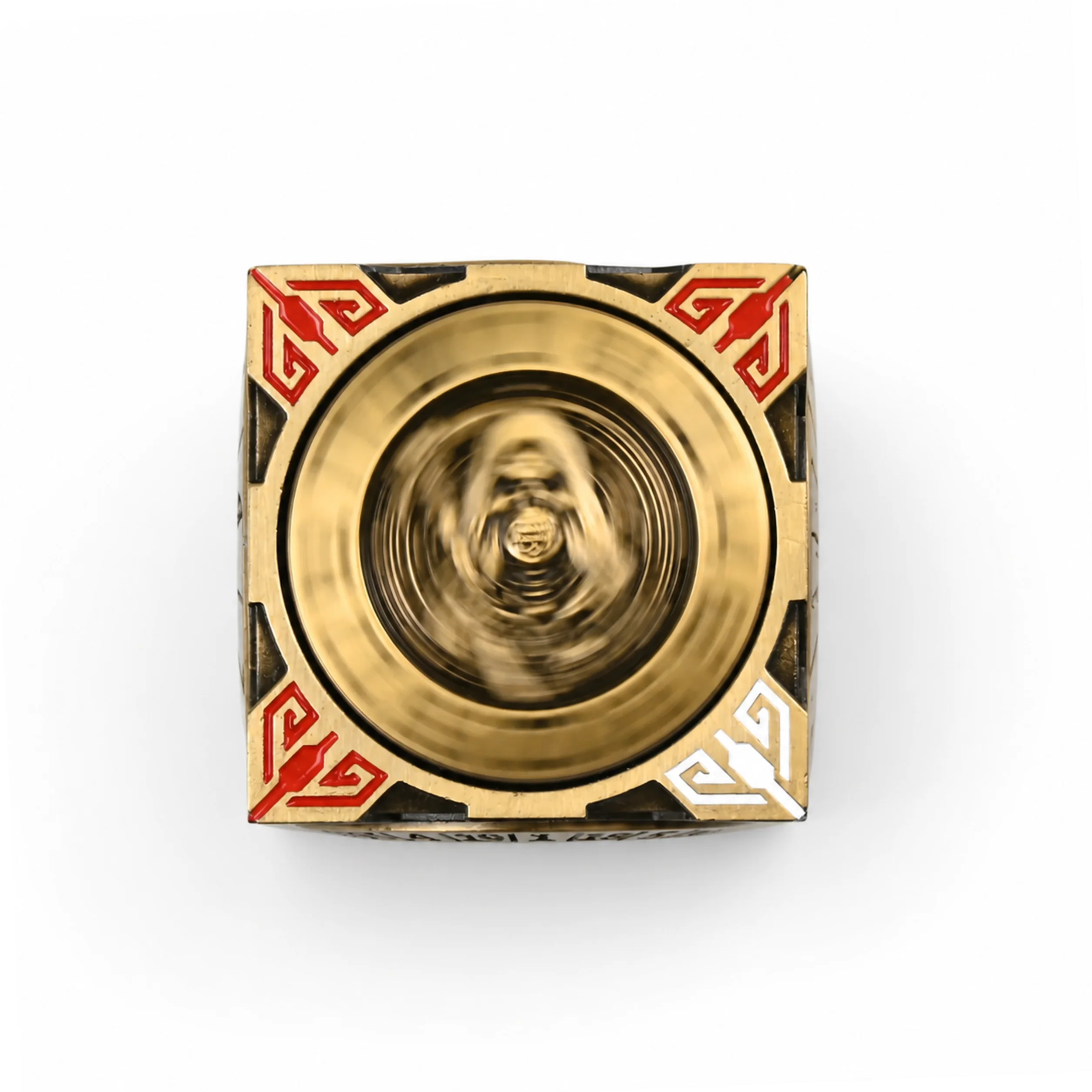 Death Antique Gold | 8 cm | Metal | Wheel Dice | Dungeons and Dragons thumbnail 7