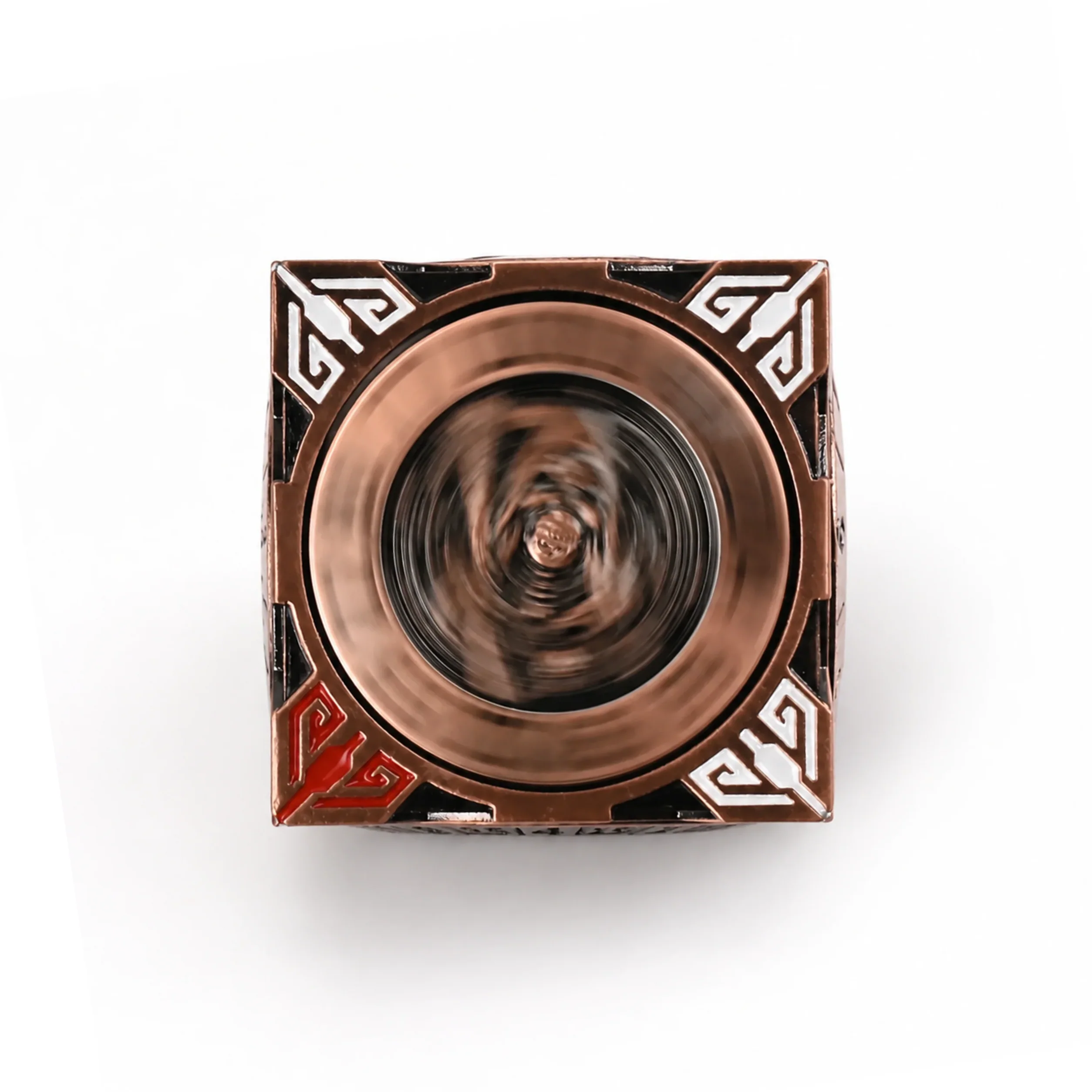 Death Dark Copper | 8 cm | Metal | Wheel Dice | Dungeons and Dragons thumbnail 10