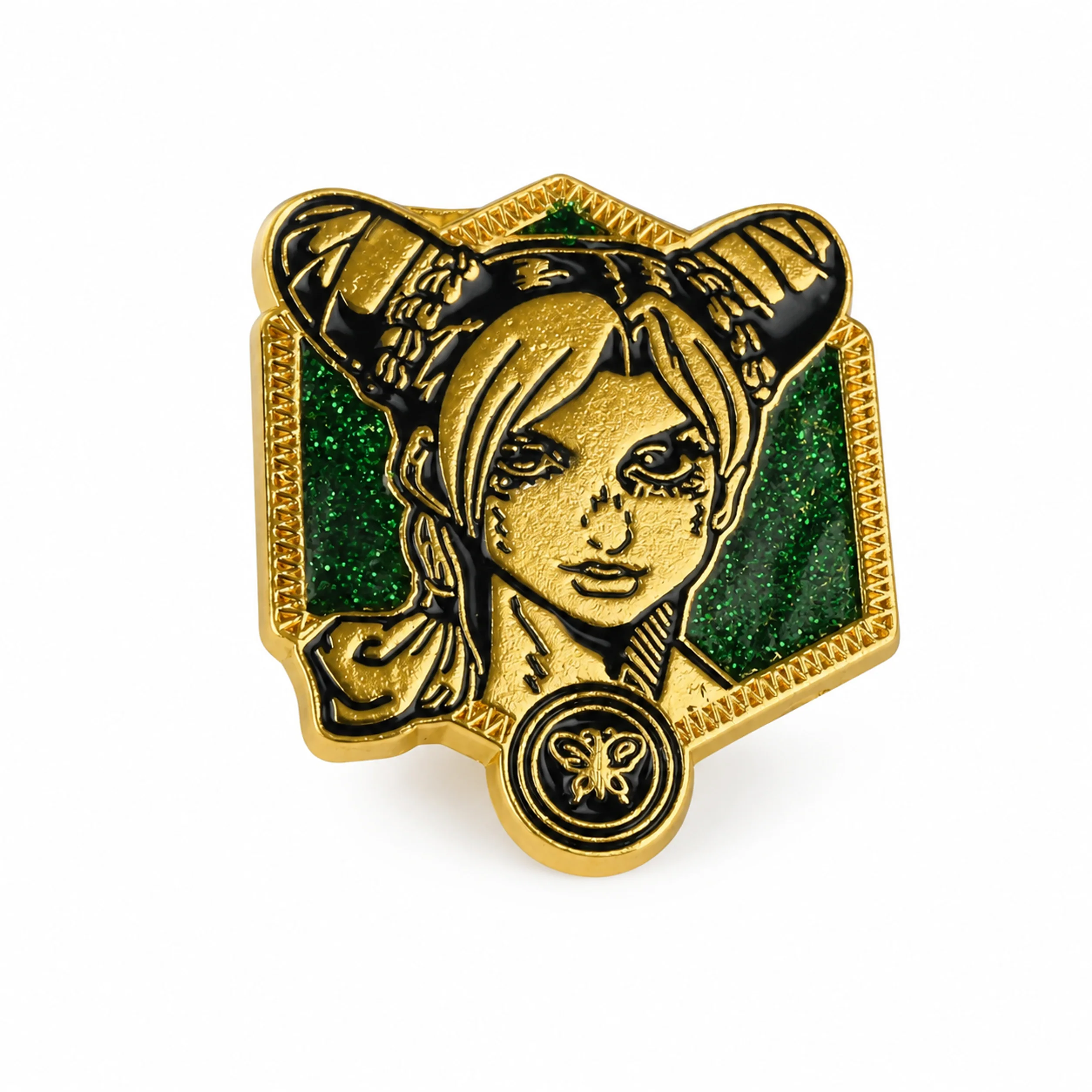 Jolyne Cujoh | 3 cm | Metal Enamel | Anime Pin | Jojo’s Bizarre Adventure thumbnail 2