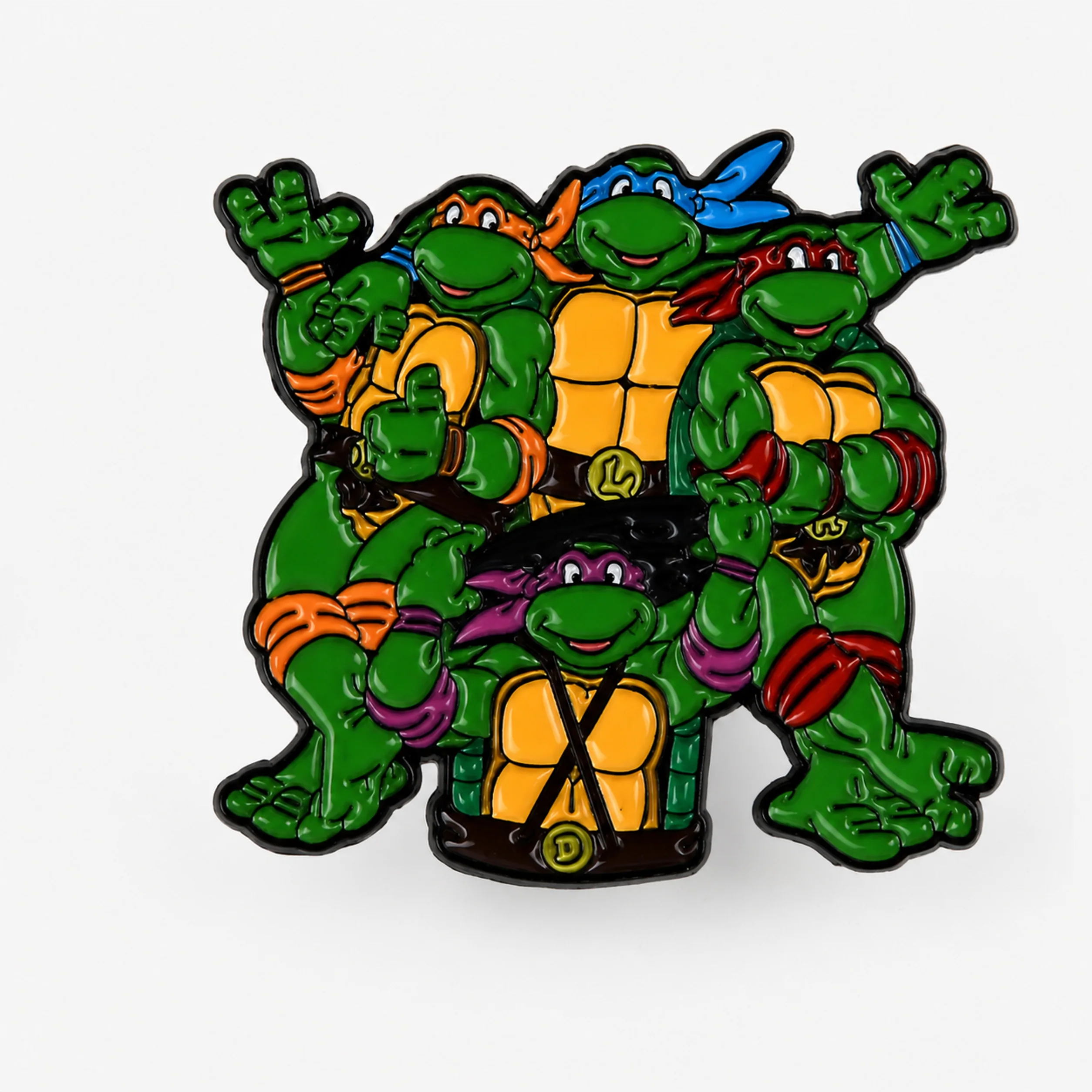 TMNT | 4 cm | Metal Emalia | Movie Pin | Teenage Mutant Ninja Turtles thumbnail 4