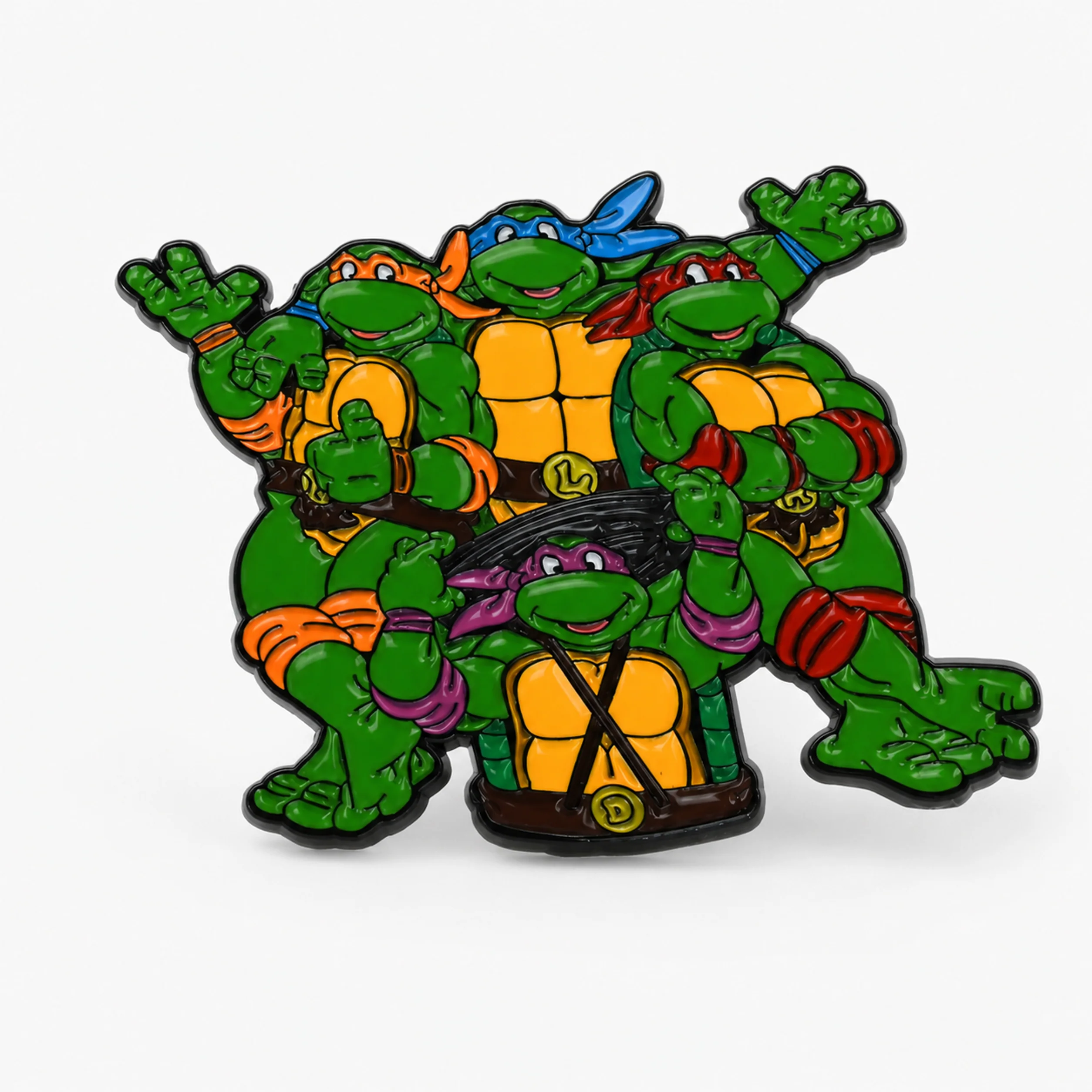 TMNT | 4 cm | Metal Emalia | Movie Pin | Teenage Mutant Ninja Turtles thumbnail 2