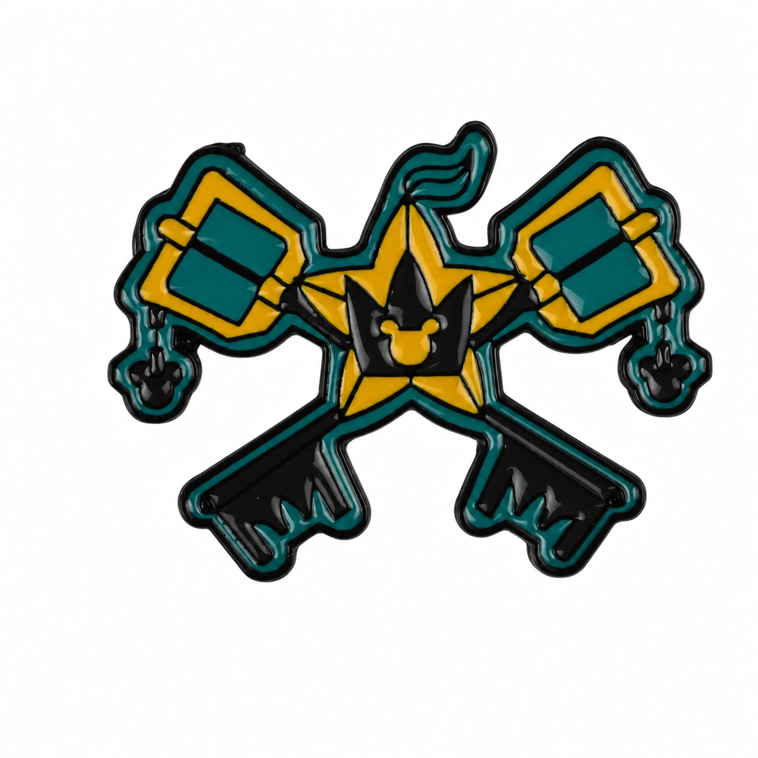 Keyblades | 3 cm | Metal Emalia | Gaming Pin | Kingdom Hearts thumbnail 3