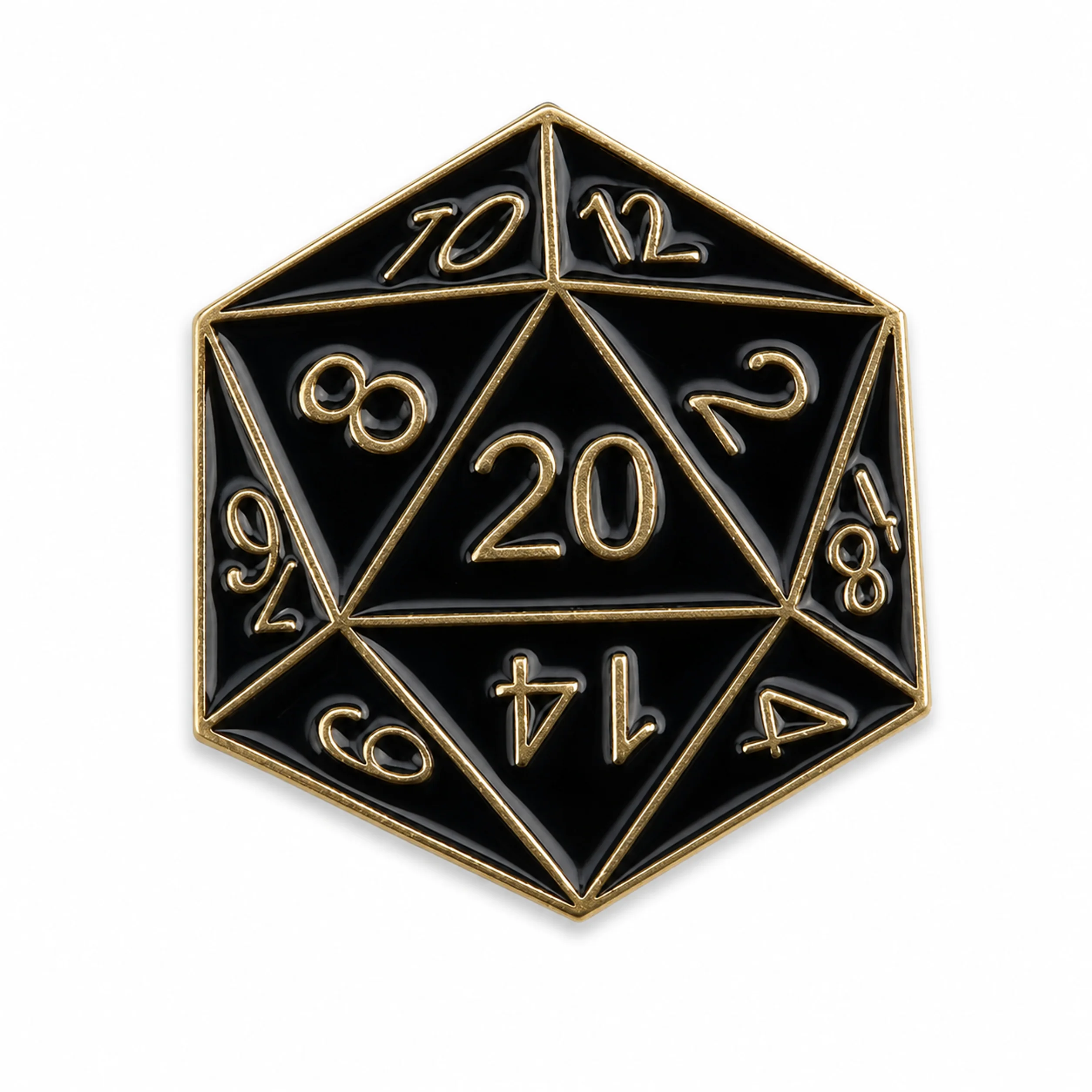 Roll 20 | 3 cm | Metal Enamel | Gaming Pin | Dungeons and Dragons thumbnail 3