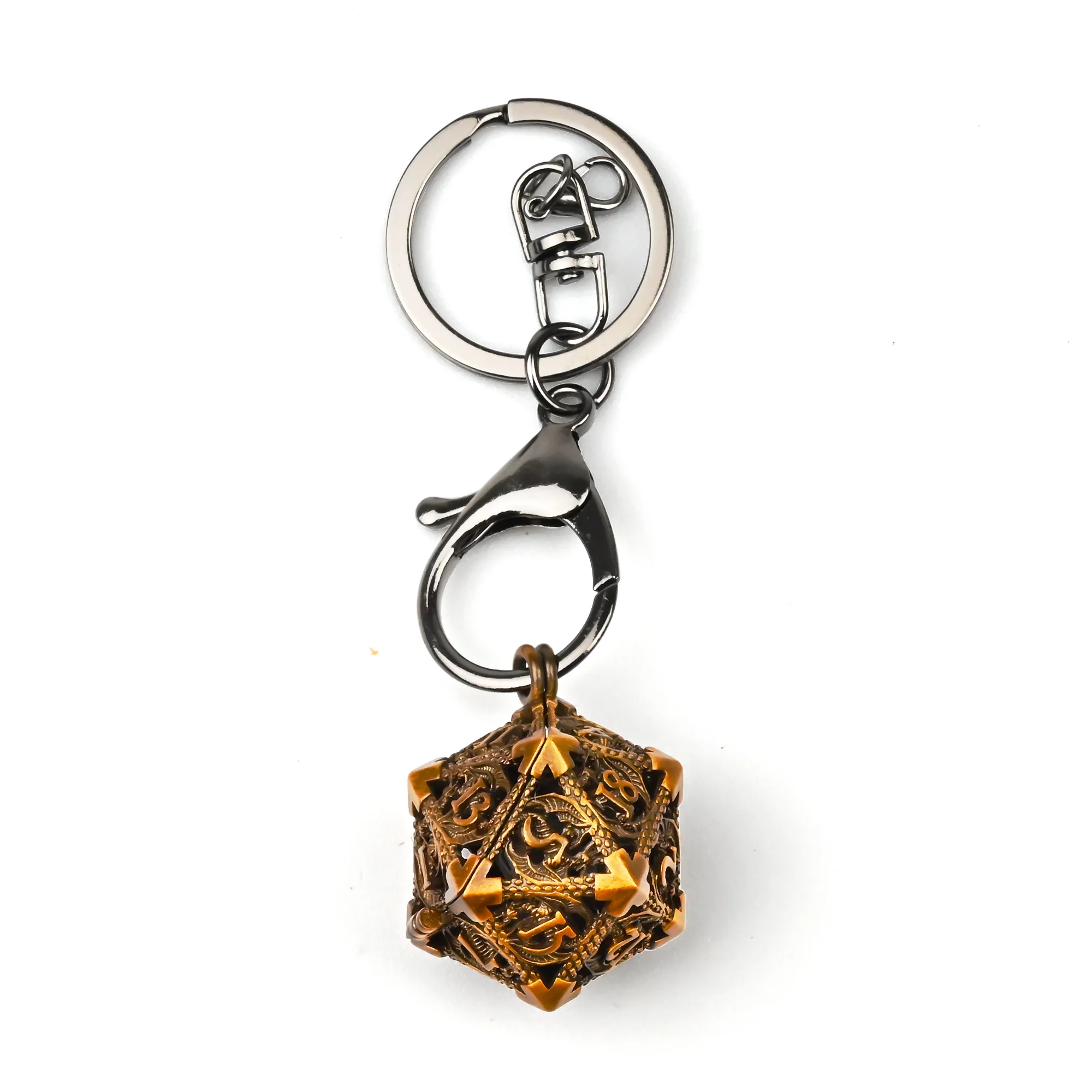 Dice Container | 4 cm | Metal | Keychain Dice | Dungeons and Dragons thumbnail 4