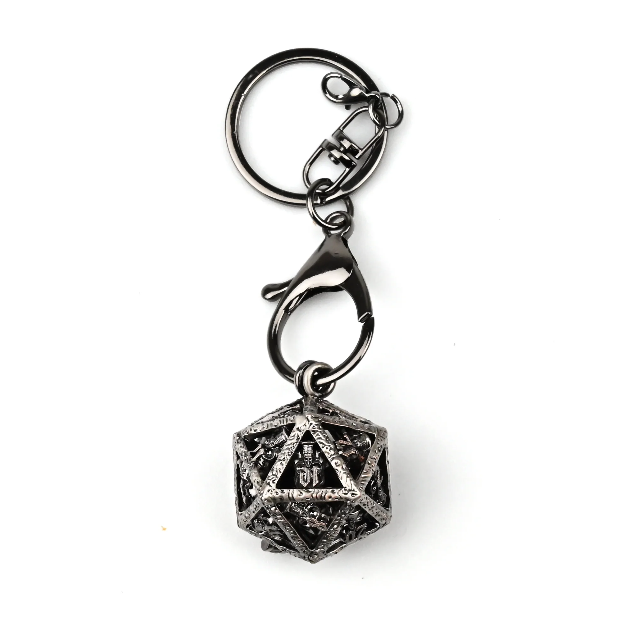Dice Container | 4 cm | Metal | Keychain Mini Dice | Dungeons and Dragons thumbnail 4