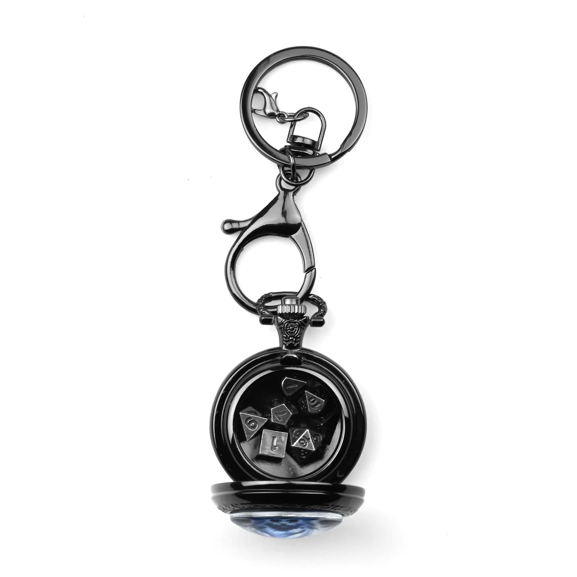 Container | 6 cm | Metal | Keychain Mini Dice | Cute Cat thumbnail 3