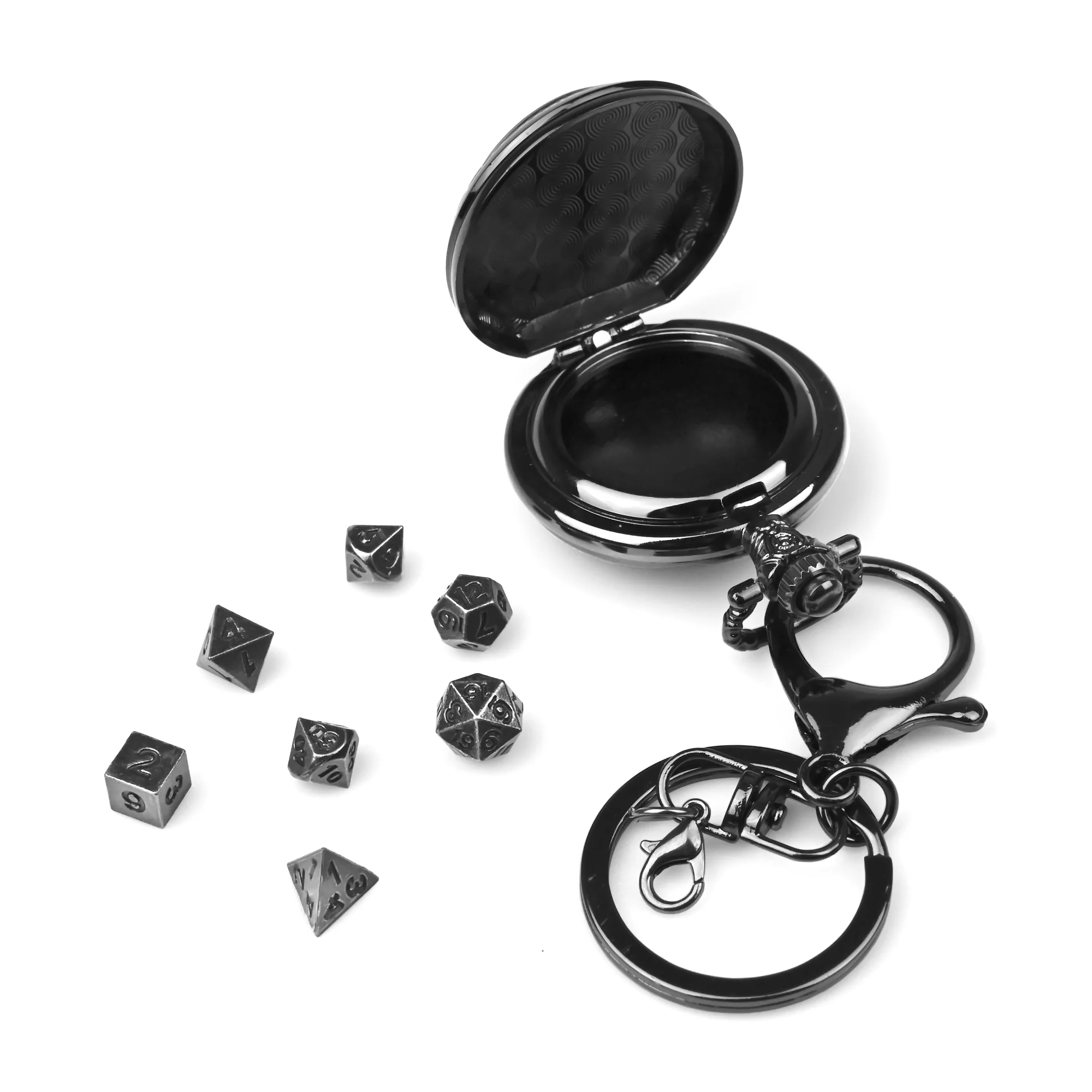 Container | 6 cm | Metal | Keychain Mini Dice | Cute Cat thumbnail 6