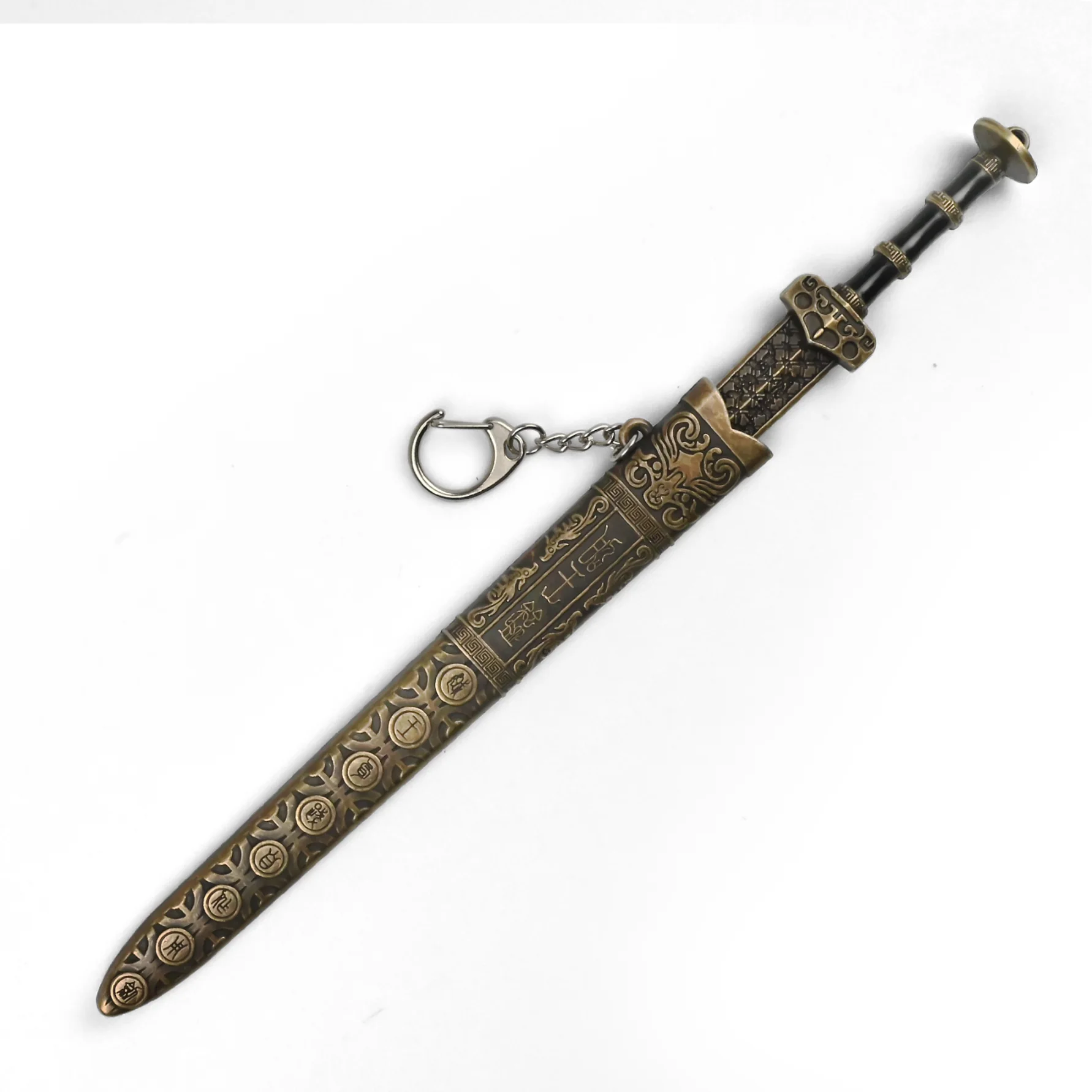 Yue Gou Jian Sword | 22 cm | Metal | Movie Keychain | Historical Replica thumbnail 3