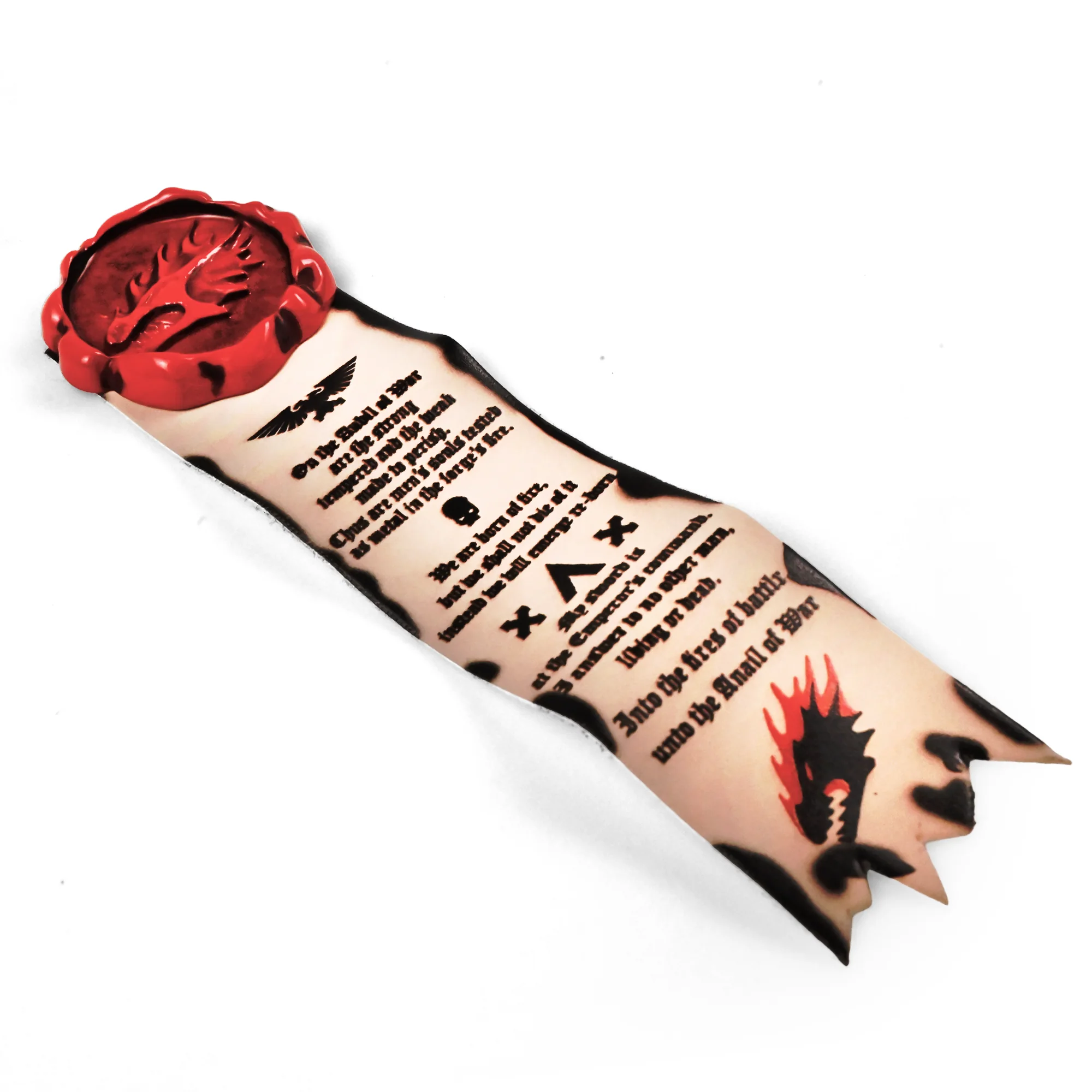 Seal Of Purity Salamander | 8 cm | Metal Żywica | Przypinka Gamingowa | Warhammer 40k thumbnail 2