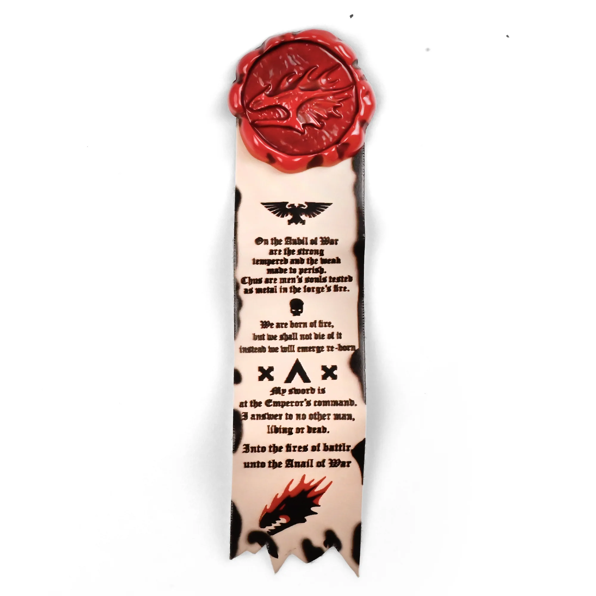 Seal Of Purity Salamander | 8 cm | Metal Żywica | Przypinka Gamingowa | Warhammer 40k thumbnail 3