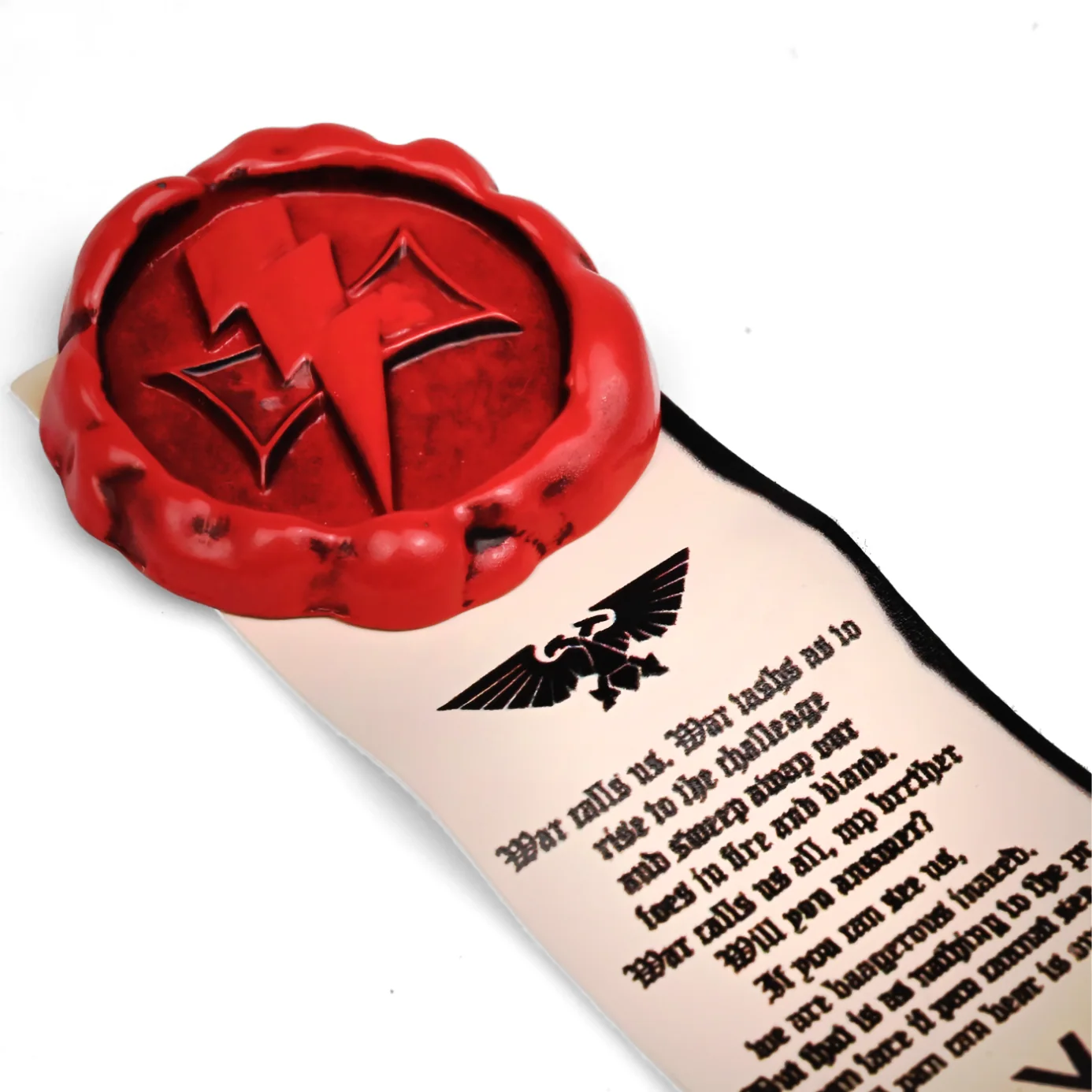 Purity Seal White Scars | 8 cm | Metal Resin | Gaming Pin | Warhammer 40k image 1