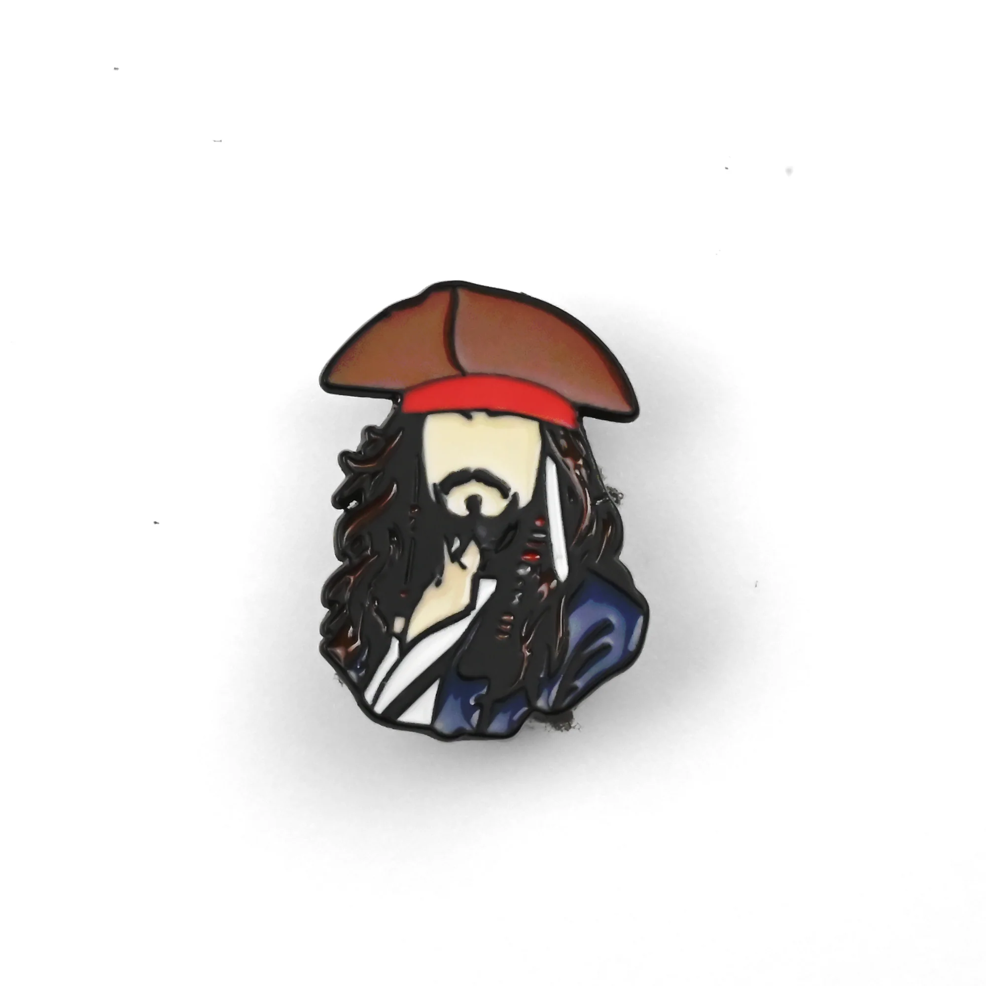 Jack Sparrow | 3 cm | Metal | Przypinka Filmowa | Pirates of the Caribbean thumbnail 2