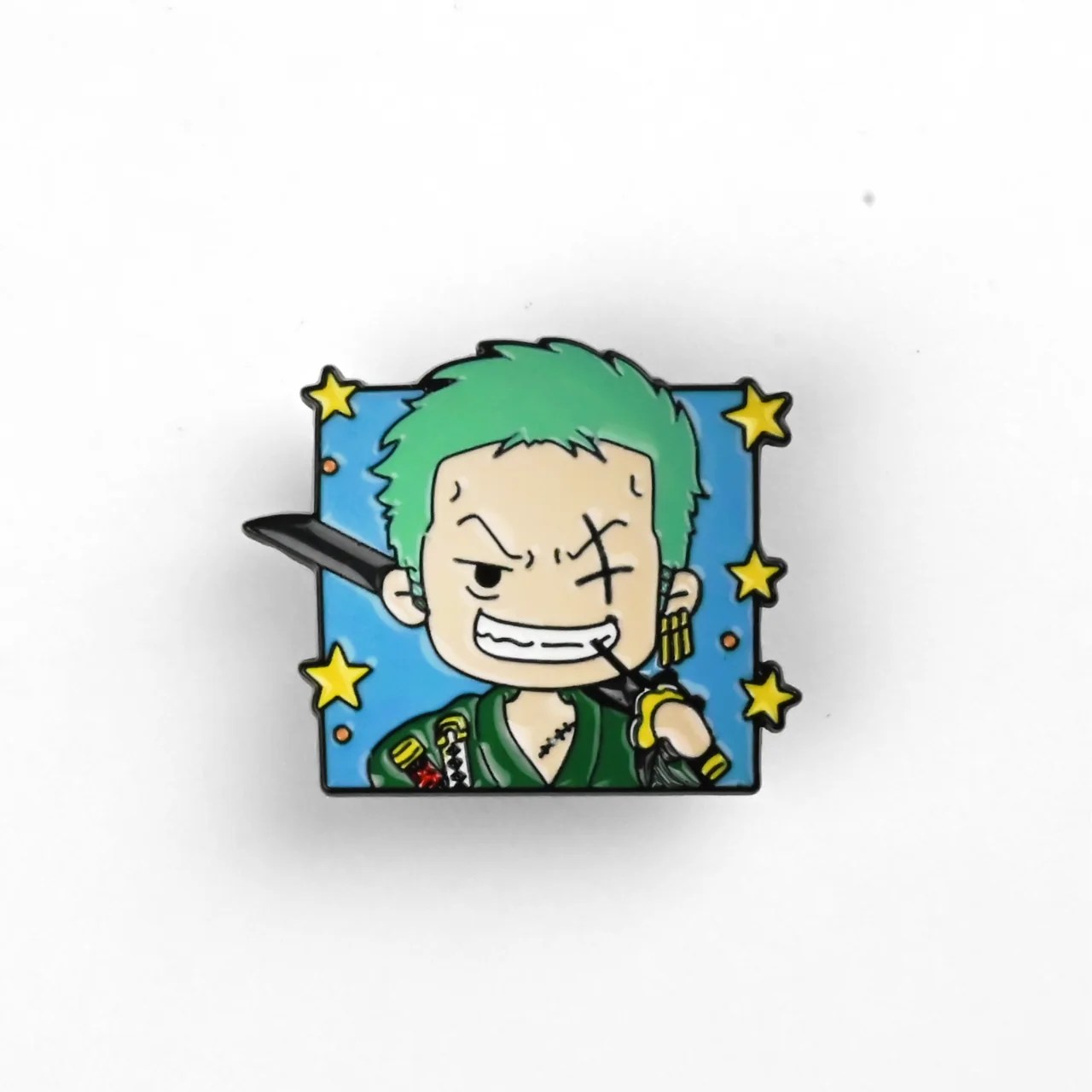Roronoa Zoro | 6 cm | Metal | Przypinka Anime | One Piece thumbnail 2