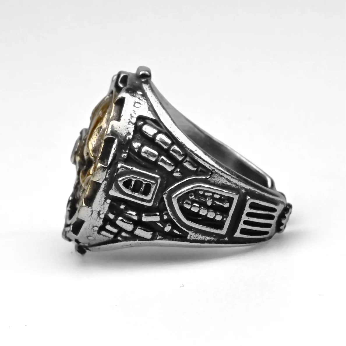 Mechanicus | Adjustable Size | Metal | Gaming Ring | Warhammer 40k thumbnail 3
