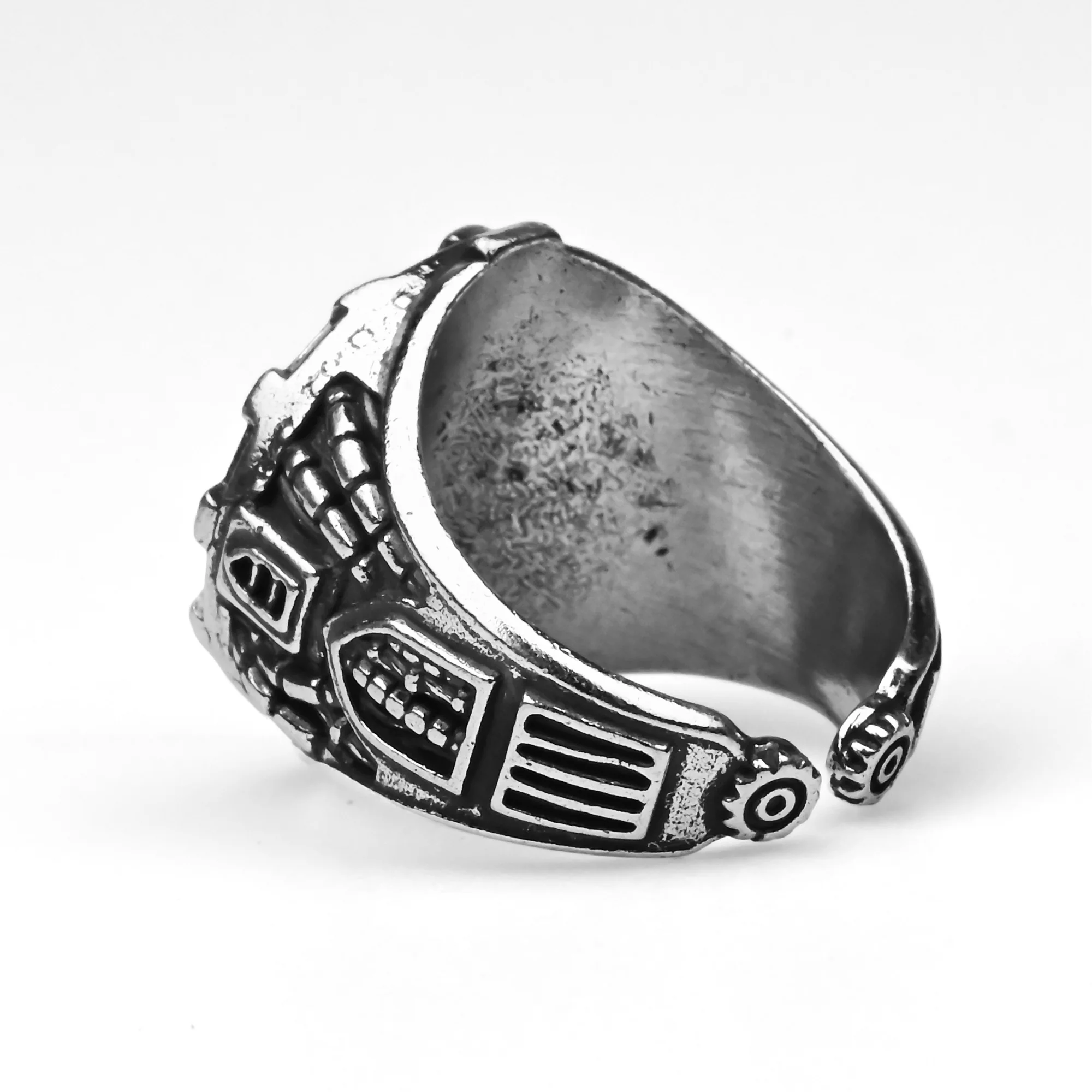 Mechanicus | Adjustable Size | Metal | Gaming Ring | Warhammer 40k thumbnail 4