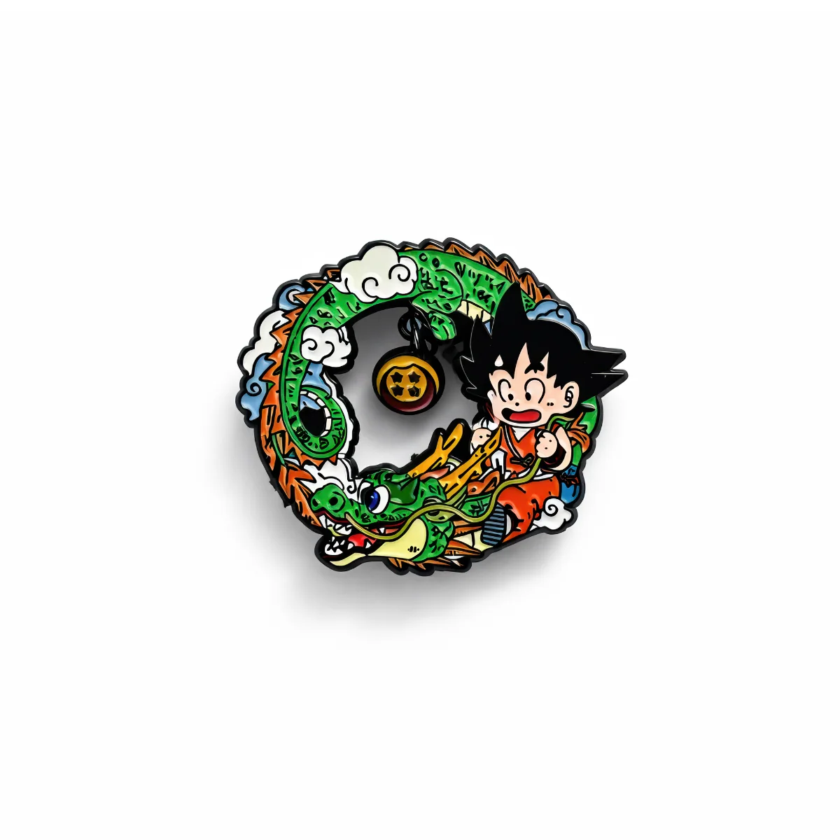 Son Goku | 4 cm | Metal | Anime Pin | Dragon Ball thumbnail 2