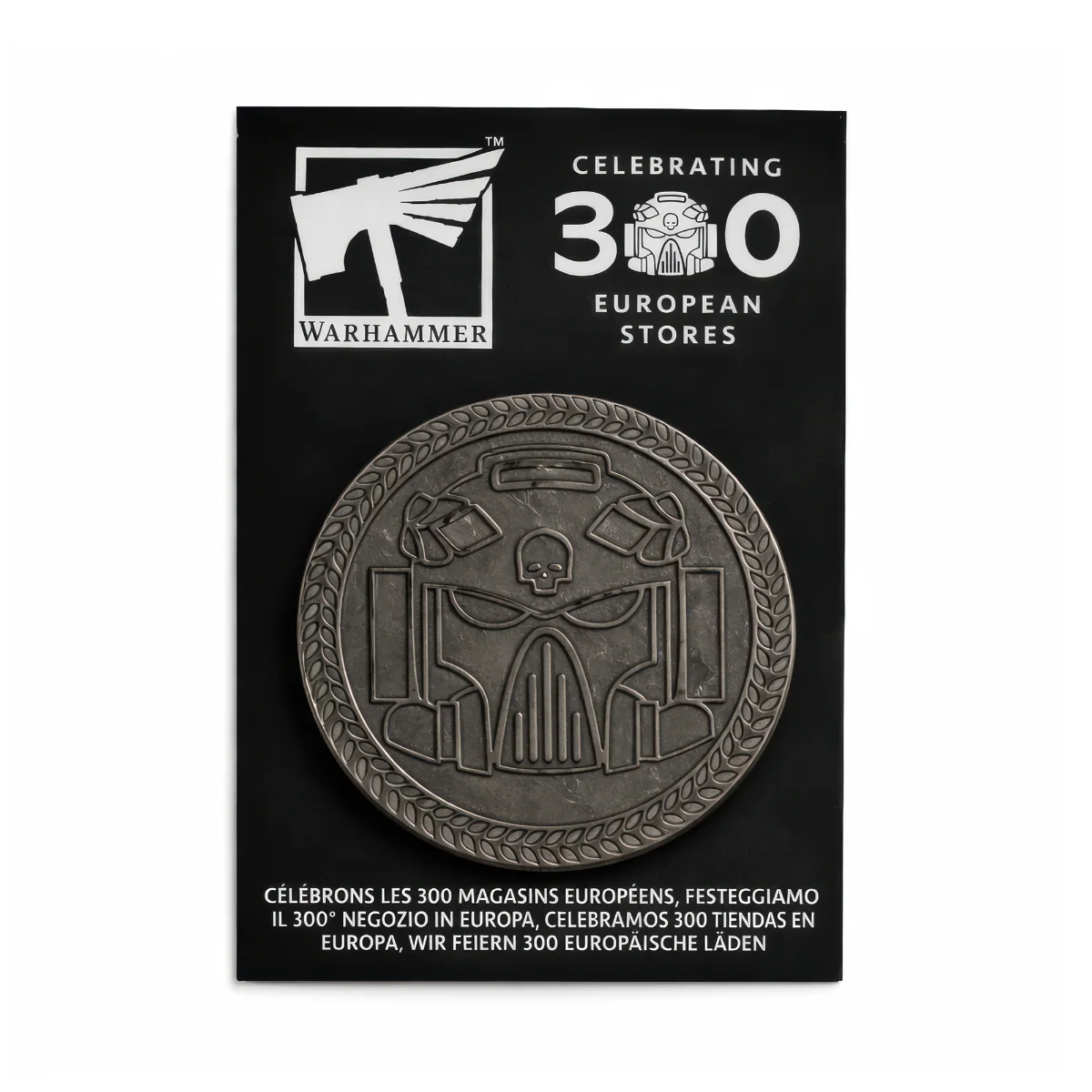 300 European Stores | 32 mm | Metal | Monety Gamingowe | Warhammer 40k thumbnail 2