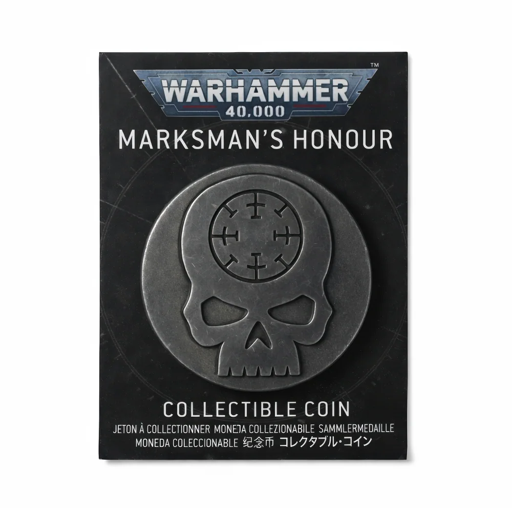 Marksman’s Honour | 32 mm | Metal | Gaming Coins | Warhammer 40k thumbnail 2