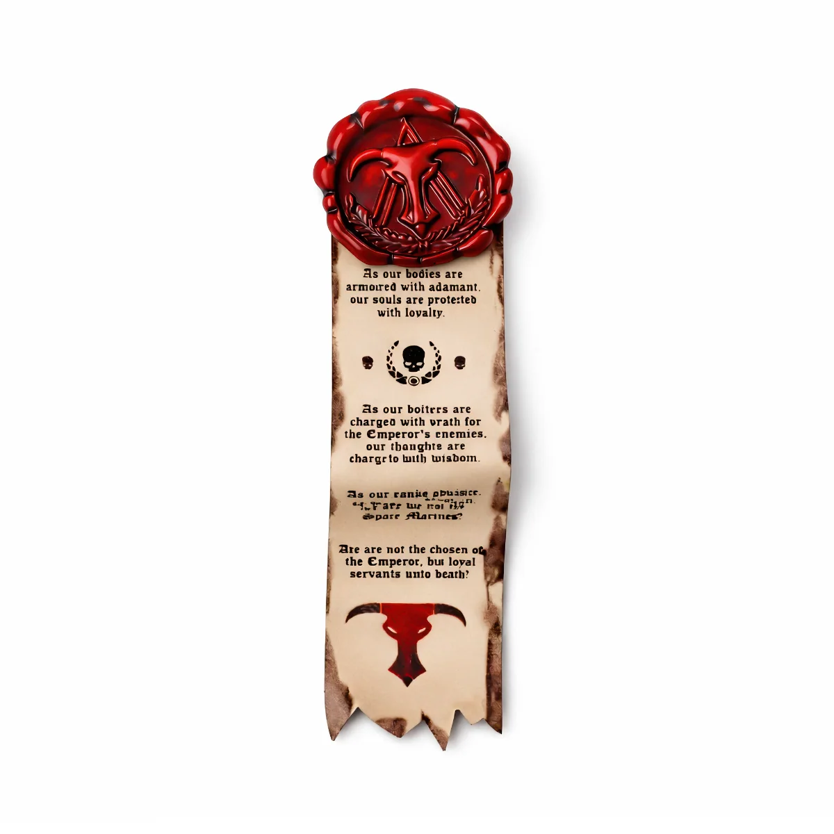 Purity Seal Taurans | 8 cm | Metal Resin | Gaming Pin | Warhammer 40k thumbnail 3