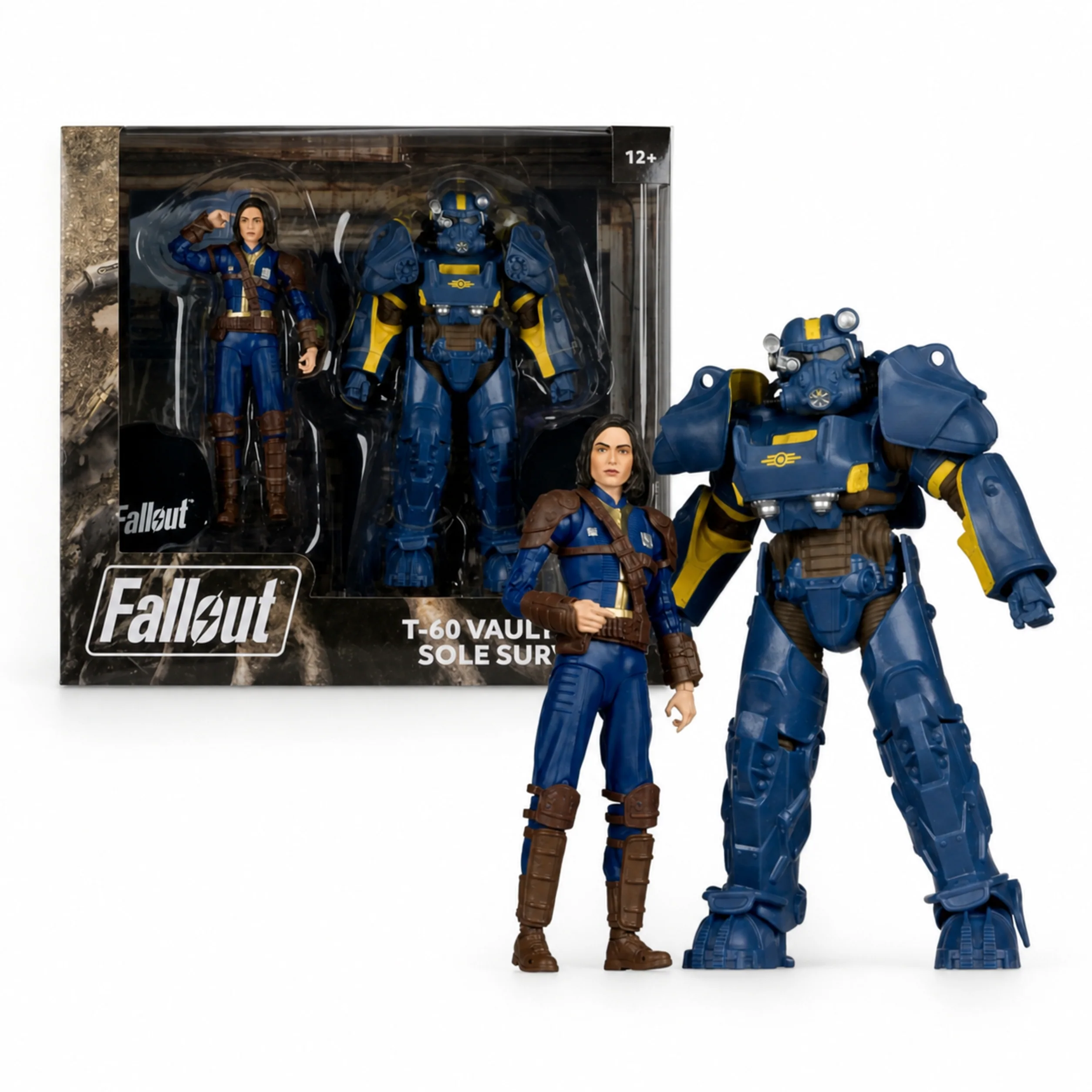 Fallout T-60 Vault-Tec Power Armor and Sole Survivor | 18 cm | Resin | Gaming Figurine | Fallout thumbnail 2