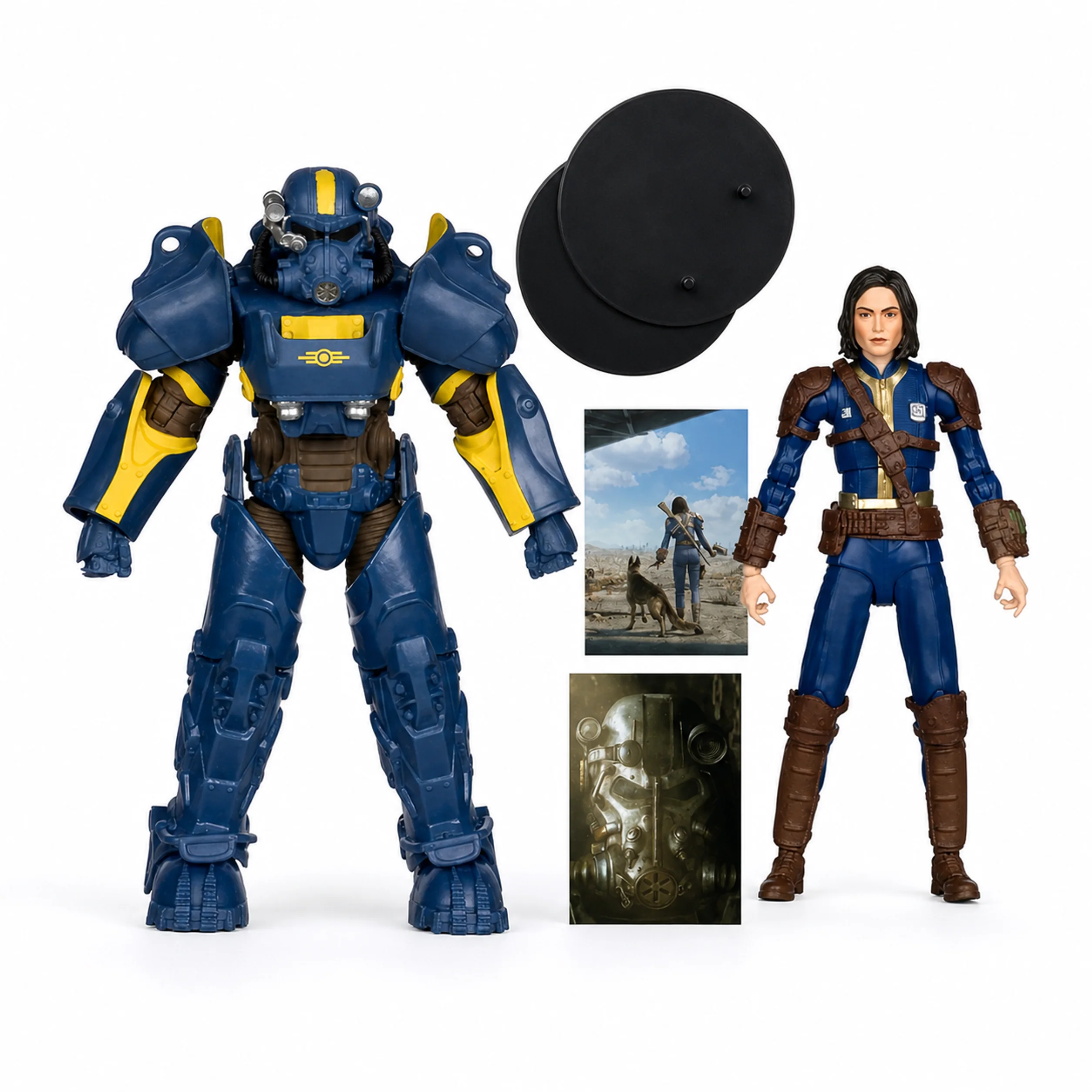 Fallout T-60 Vault-Tec Power Armor and Sole Survivor | 18 cm | Resin | Gaming Figurine | Fallout thumbnail 5