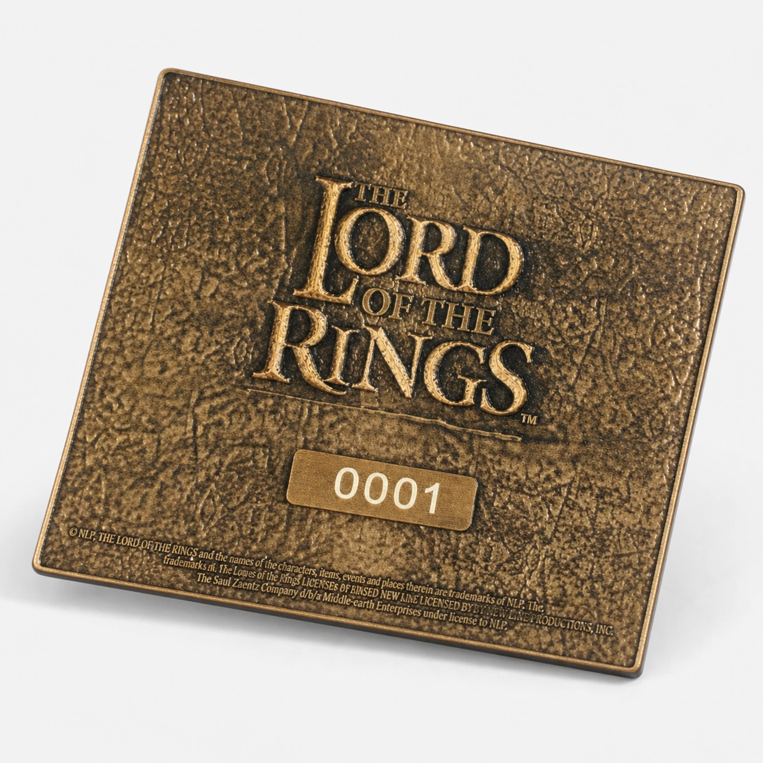 The Lord of the Rings Limited Edition Middle Earth Map | 8 cm | Metal | Movie Ingot | Lord Of The Rings thumbnail 2