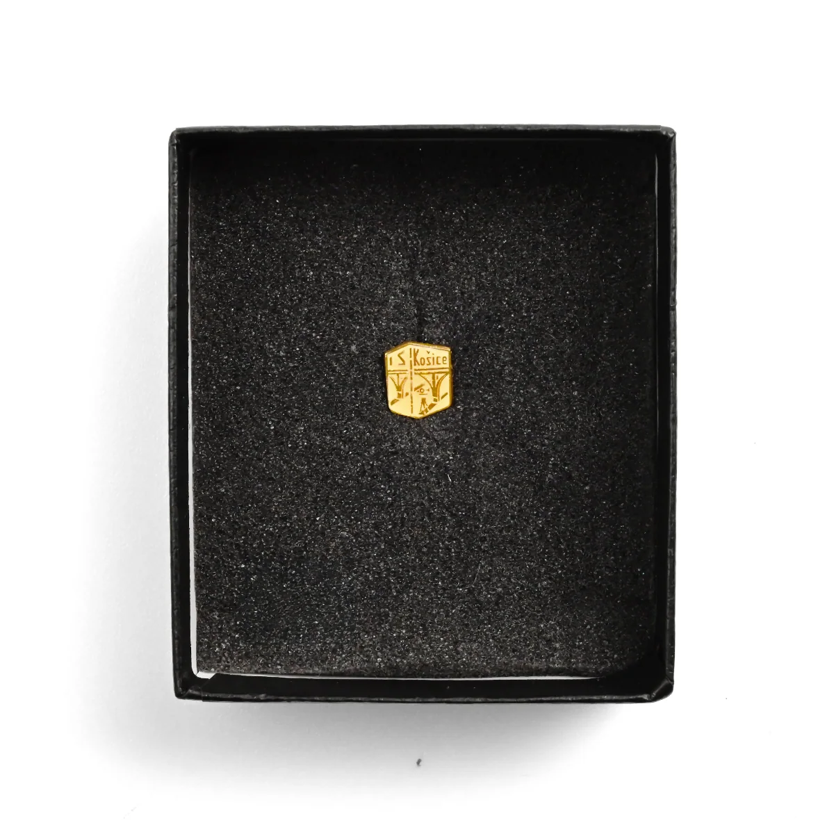 Koszyce | 1.5 cm | Gilded Metall | Vintage Pin | Socrealism Tourism thumbnail 2