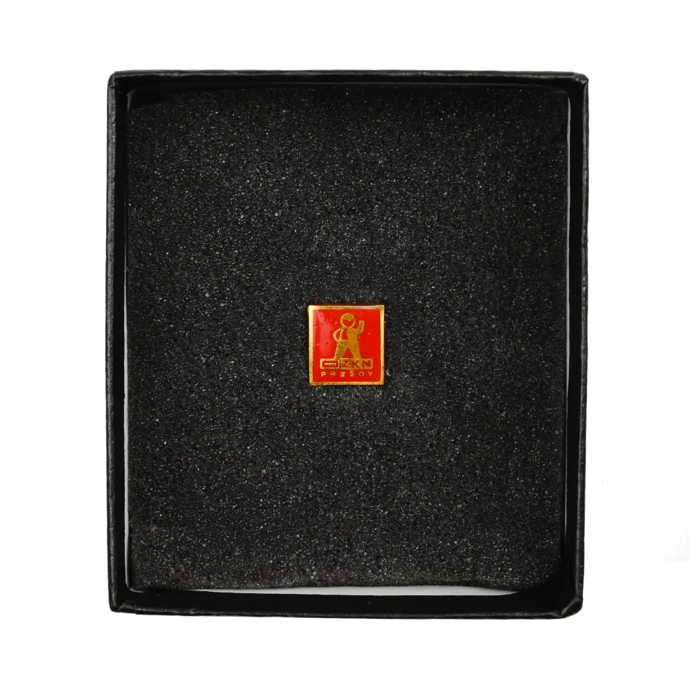 ZKN Presov | 1.5 cm | Gilded Metal | Vintage Pin | Socrealism Industry thumbnail 2