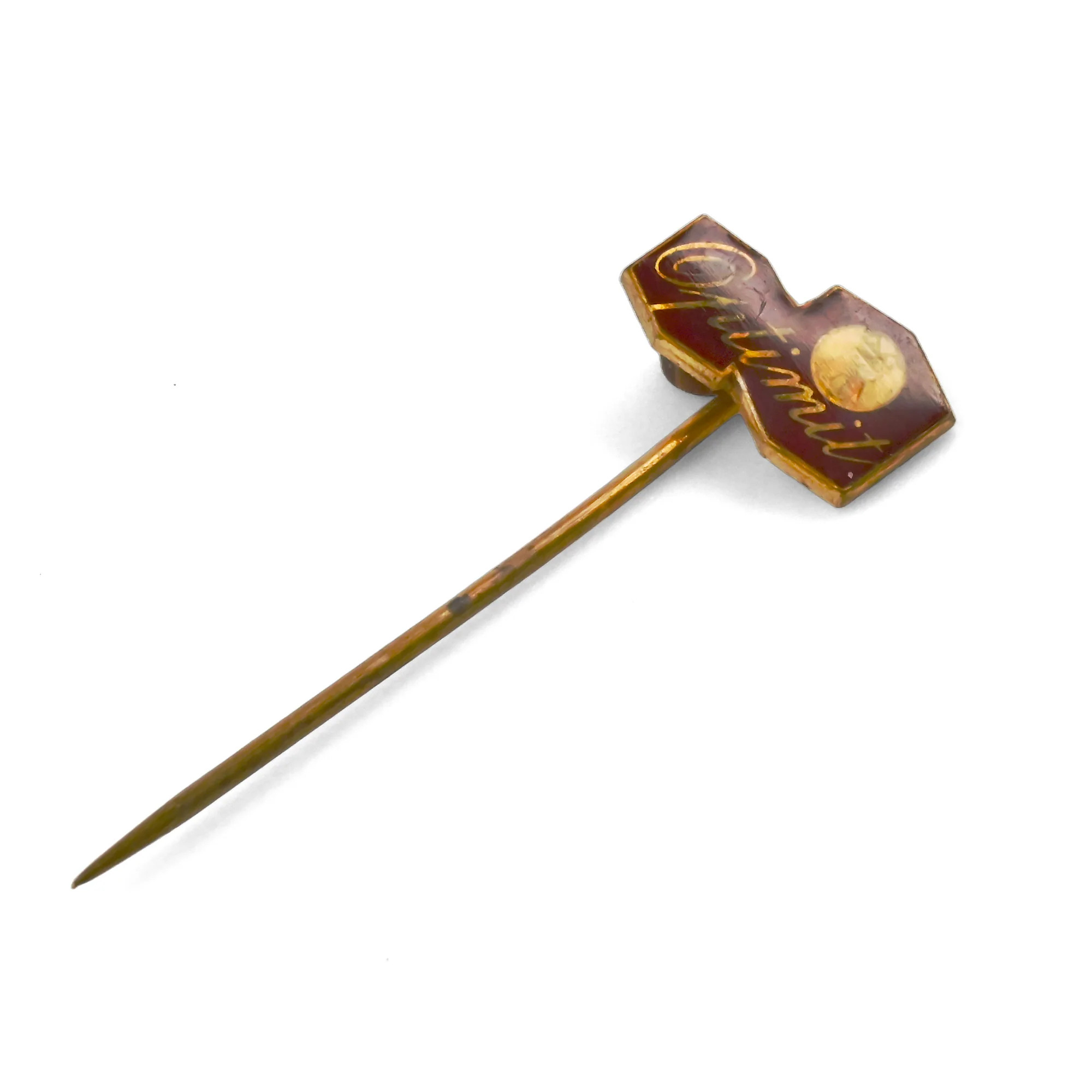 Optimit | 1.5 cm | Metal | Przypinka Vintage | Socrealism Industry image 1