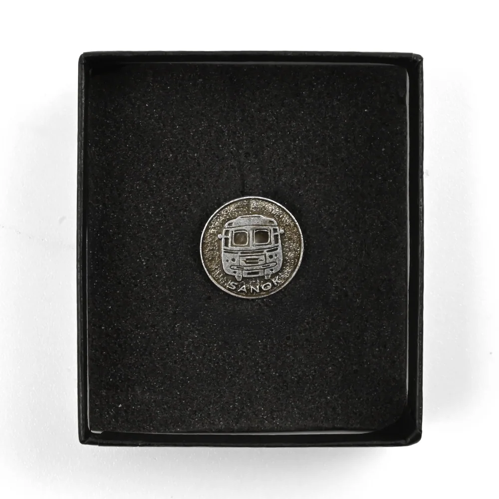 Sanok | 1.5 cm | Metal | Vintage Pin | Socrealism Industry thumbnail 2