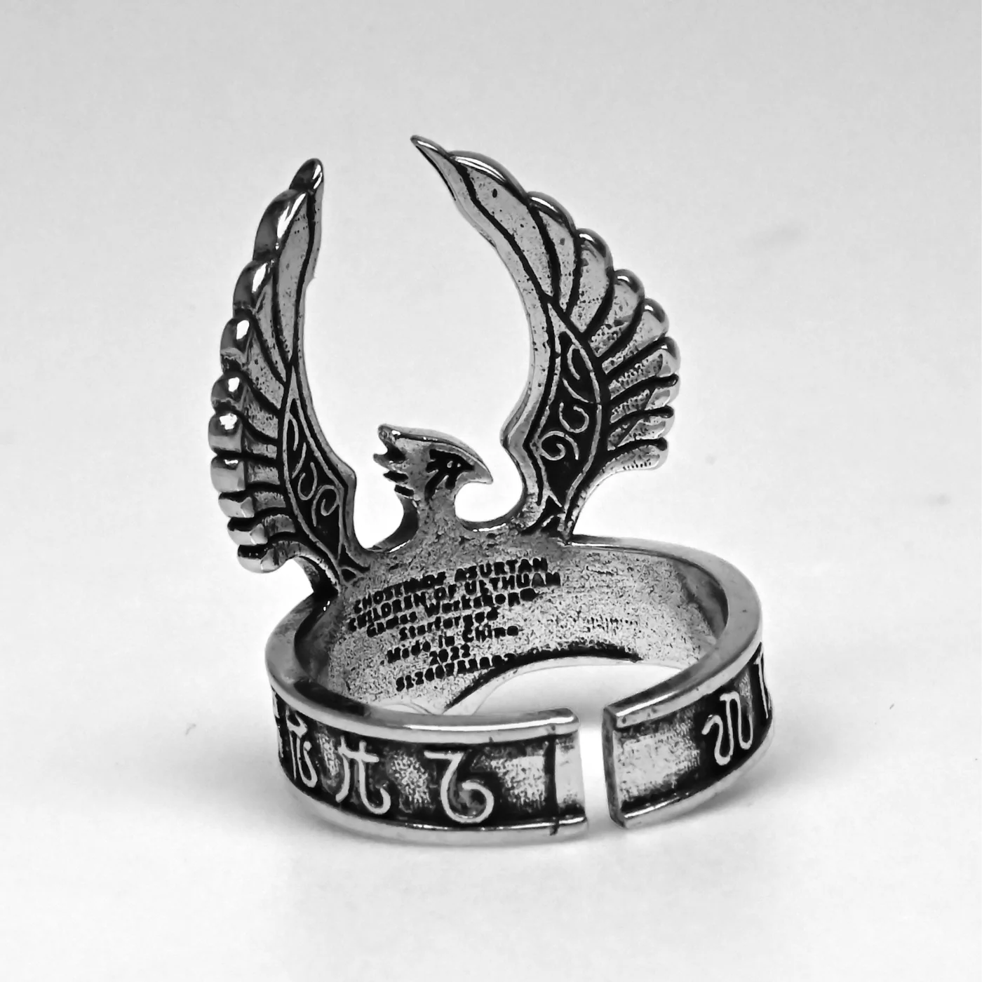 Ulthuan Insignia | Adjustable Size | Metal | Gaming Ring | Warhammer thumbnail 5
