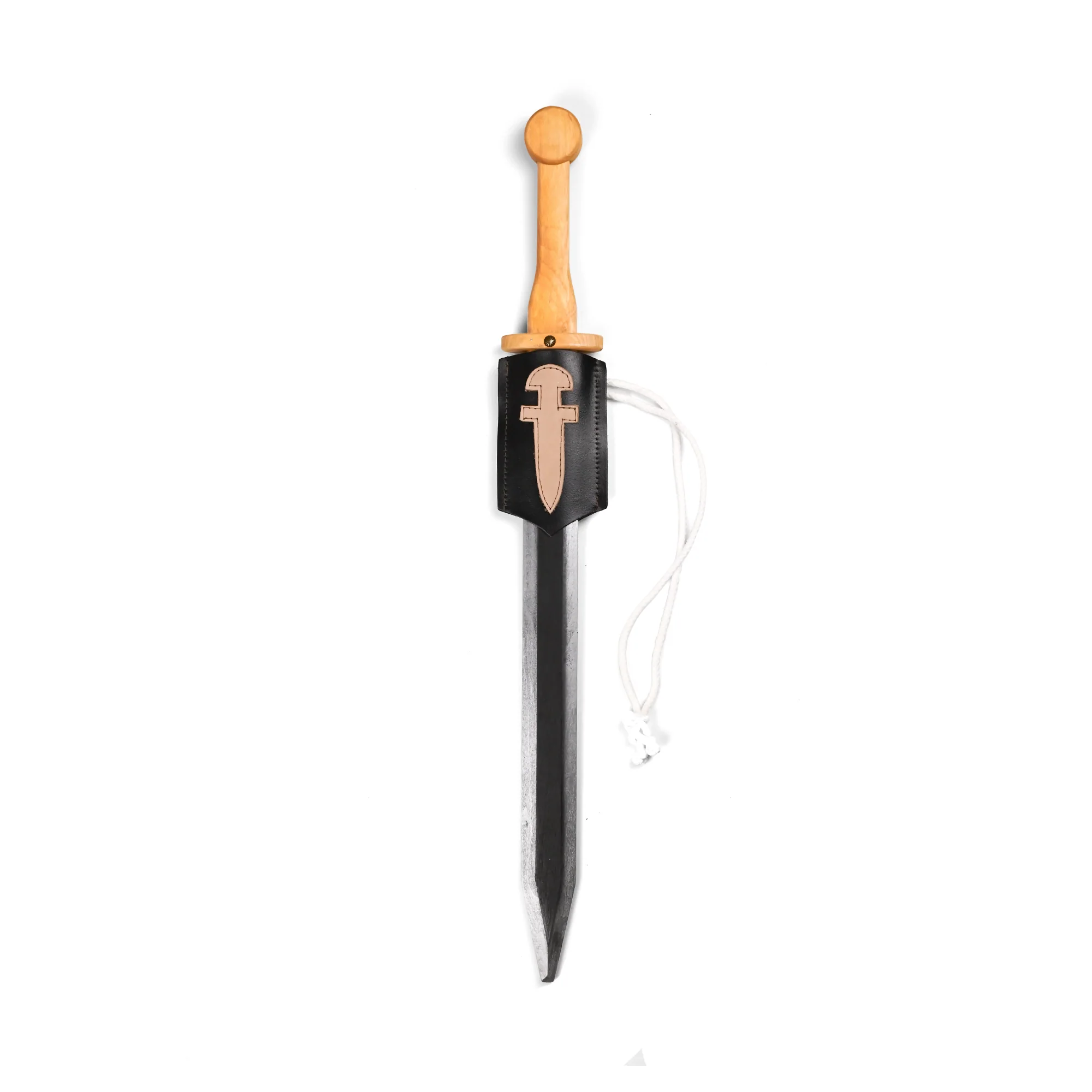 Gladius i Pendant | 65 cm | Wood Leather | Drewniany Miecz | Gladiator image 1