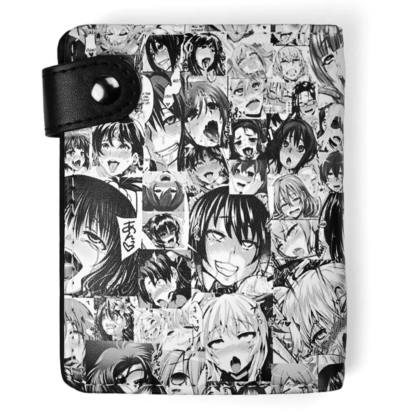 Ahegao Ecchi Pleasure Face | 13 cm | Faux Leather | Anime Wallet | Hentai thumbnail 3