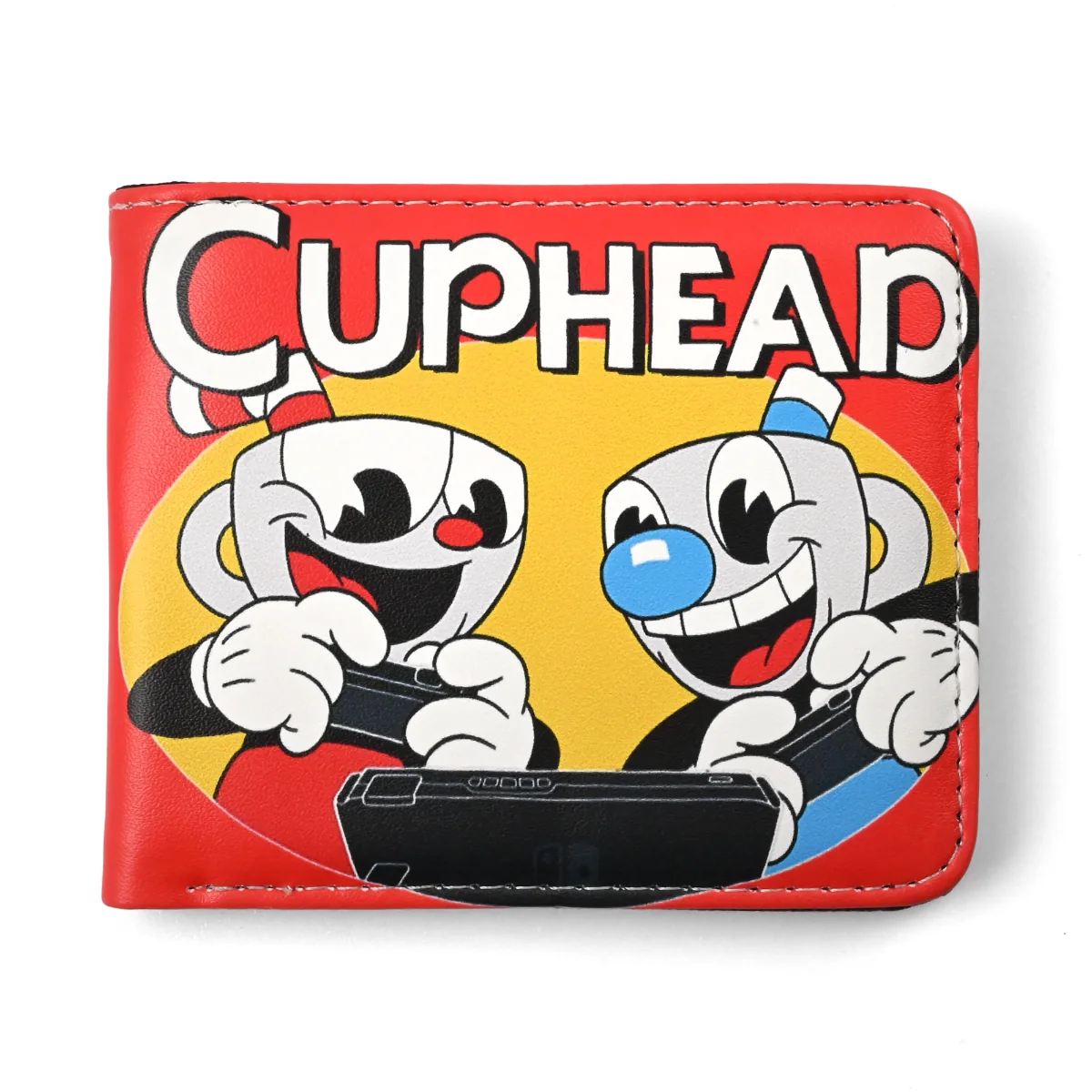 Mugman | 13 cm | Eko-Skóra | Portfel Gamingowy | Cuphead thumbnail 2