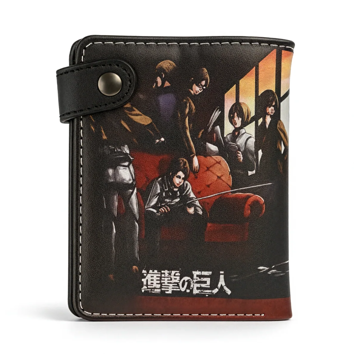 Wings Of Freedom | 13 cm | Faux Leather | Anime Wallet | Attack On Titan thumbnail 3