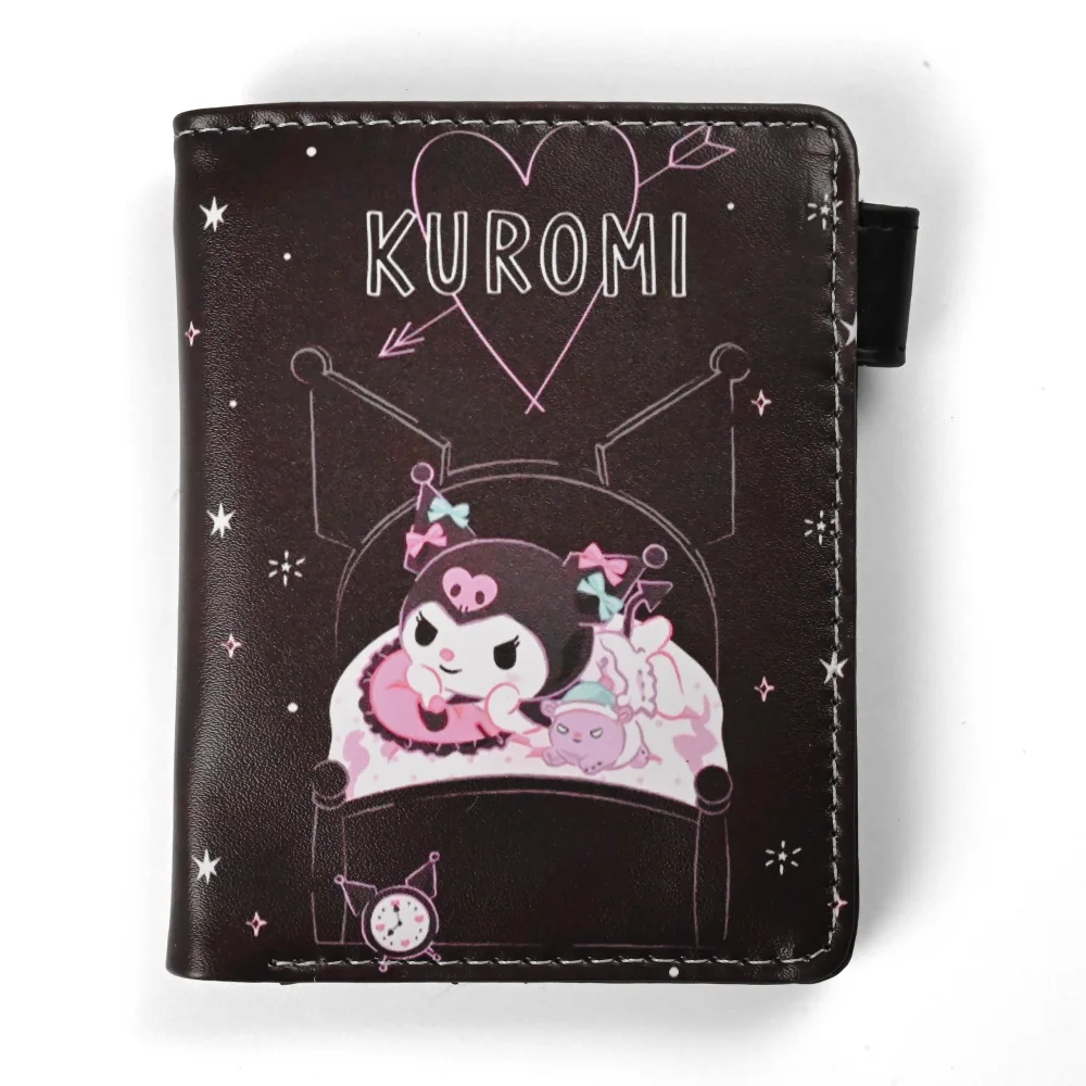 Kuromi | 13 cm | Faux Leather | Anime Wallet | Sanrio thumbnail 2