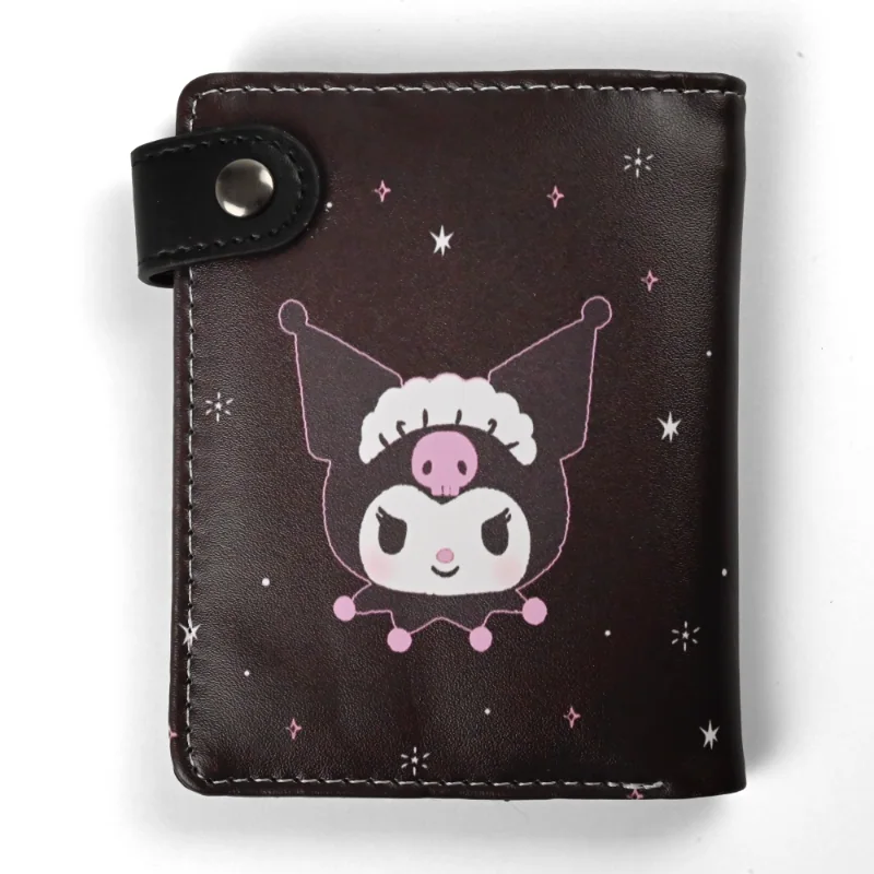 Kuromi | 13 cm | Faux Leather | Anime Wallet | Sanrio thumbnail 3
